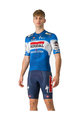 CASTELLI Kolesarske kratke hlače z naramnicami - SOUDAL QUICK-STEP 2024 COMPETIZIONE - modra/bela/rdeča