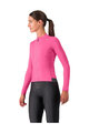 CASTELLI Kolesarski dres z dolgimi rokavi zimski - ESPRESSO THERMAL W - rožnata