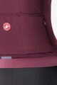 CASTELLI Kolesarski dres z dolgimi rokavi zimski - ESPRESSO THERMAL W LS - rdeča