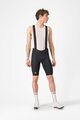 CASTELLI Kolesarske kratke hlače z naramnicami - AERO RACE S - črna