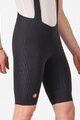 CASTELLI Kolesarske kratke hlače z naramnicami - AERO RACE S - črna