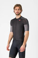 CASTELLI Kolesarski dres s kratkimi rokavi - ENTRATA 6 - antracit
