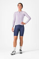 CASTELLI Kolesarski dres z dolgimi rokavi poletni - ESPRESSO - vijolična