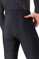 CASTELLI Kolesarske dolge hlače z naramnicami - COMPETIZIONE - črna