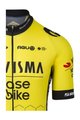 AGU Kolesarski dres s kratkimi rokavi - REPLICA VISMA | LEASE A BIKE 2024 - rumena/črna