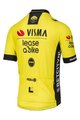 AGU Kolesarski dres s kratkimi rokavi - REPLICA VISMA | LEASE A BIKE 2024 - rumena/črna