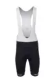 AGU Kolesarske kratke hlače z naramnicami - REPLICA VISMA | LEASE A BIKE 2024 - črna/bela