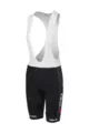 AGU Kolesarske kratke hlače z naramnicami - REPLICA VISMA | LEASE A BIKE W 2024 - črna/bela