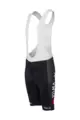 AGU Kolesarske kratke hlače z naramnicami - REPLICA VISMA | LEASE A BIKE K 2024 - črna/bela