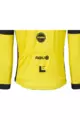 AGU Kolesarski dres z dolgimi rokavi poletni - REPLICA VISMA | LEASE A BIKE 2024 - rumena/črna
