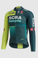 SPORTFUL Kolesarski dres z dolgimi rokavi zimski - BORA 2024 - zelena/svetlo zelena