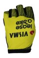 RAPIDGEAR Kolesarske rokavice s kratkimi prsti - VISMA TDF25 REPLICA GLOVES - rumena/črna