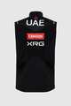 PISSEI Kolesarski brezrokavnik - UAE TEAM EMIRATES - XRG 2025 OFFICIAL WATERPROOF - črna