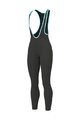 ALÉ Kolesarske dolge hlače z naramnicami - KLIMATIK K-ATMO 2.0 - črna
