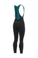 ALÉ Kolesarske dolge hlače z naramnicami - KLIMATIK K-ATMO 2.0 - črna