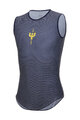 SANTINI Kolesarska  majica brez rokavov - TDF MAILLOT JAUNE - modra