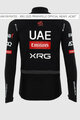 PISSEI Kolesarska  podaljšana jakna - UAE TEAM EMIRATES - XRG 2025 GIACCA PRIMAPELLE OFFICIAL - črna