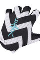 Q36.5 Kolesarske rokavice s kratkimi prsti - NIBALI SHARK - bela/črna