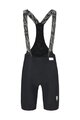Q36.5 Kolesarske kratke hlače z naramnicami - GREGARIUS PRO - črna