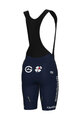 ALÉ Kolesarske kratke hlače z naramnicami - GROUPAMA FDJ 2025 - modra