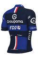 ALÉ Kolesarski dres s kratkimi rokavi - GROUPAMA FDJ 2025 - modra