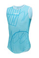 SANTINI Kolesarska  majica brez rokavov - TDF NICE - turkizna