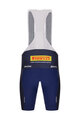 SANTINI Kolesarske kratke hlače z naramnicami - TREK FACTORY RACING 2025 - modra