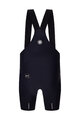 SANTINI Kolesarske kratke hlače z naramnicami - TOUR DE FRANCE - BIB SHORTS - črna