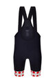 SANTINI Kolesarske kratke hlače z naramnicami - TOUR DE FRANCE - BIB SHORTS - črna