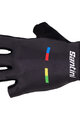 SANTINI Kolesarske rokavice s kratkimi prsti - UCI WORLD CHAMPION - črna