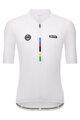 SANTINI Kolesarski dres s kratkimi rokavi - UCI WORLD CHAMPION - bela