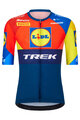 SANTINI Kolesarski dres s kratkimi rokavi - LIDL TREK 2025 - večbarvno