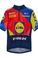 SANTINI Kolesarski dres s kratkimi rokavi - LIDL TREK 2025 - večbarvno
