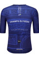 SANTINI Kolesarski dres s kratkimi rokavi - TDF ARRIVÉE ARC DE TRIOMPHE - modra