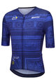 SANTINI Kolesarski dres s kratkimi rokavi - TDF ARRIVÉE ARC DE TRIOMPHE - modra