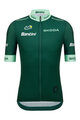 SANTINI Kolesarski dres s kratkimi rokavi - TOUR DE FRANCE - GREEN JERSEY - zelena