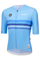 SANTINI Kolesarski dres s kratkimi rokavi - UCI WORLD CHAMPION BELGIUM - modra