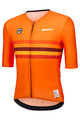 SANTINI Kolesarski dres s kratkimi rokavi - UCI WORLD CHAMPION NETHERLANDS - oranžna