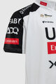 PISSEI Kolesarski dres s kratkimi rokavi - UAE TEAM EMIRATES - XRG 2026 REPLICA JUNIOR - bela/črna/rdeča