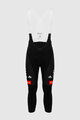 PISSEI Kolesarske dolge hlače z naramnicami - UAE TEAM EMIRATES - XRG 2025 REPLICA - bela/črna
