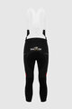 PISSEI Kolesarske dolge hlače z naramnicami - UAE TEAM EMIRATES - XRG 2025 REPLICA - bela/črna