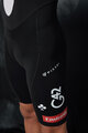 PISSEI Kolesarske kratke hlače z naramnicami - UAE TEAM EMIRATES XRG 2025 - bela/črna