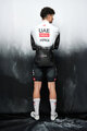 PISSEI Kolesarski dres z dolgimi rokavi zimski - UAE TEAM EMIRATES - XRG 2025 REPLICA - bela/črna