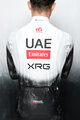 PISSEI Kolesarski dres z dolgimi rokavi zimski - UAE TEAM EMIRATES - XRG 2025 REPLICA - bela/črna