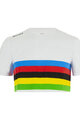 SANTINI Kolesarska  majica s kratkimi rokavi - UCI OFFICIAL WORLD CHAMPION KID - večbarvno