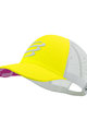 COMPRESSPORT Kolesarska kapa - TRUCKER CAP - rumena/siva