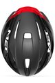 MET Kolesarska čelada - STRALE - črna/rdeča