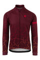 AGU Kolesarska  podaljšana jakna - CAMO OUTLINE TREND - bordo