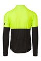 AGU Kolesarski dres z dolgimi rokavi zimski - DUO WINTER - črna/rumena