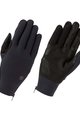AGU Kolesarske  rokavice z dolgimi prsti - NEOPRENE LIGHT+ZIP - črna
